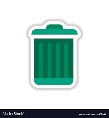 In paper sticker style metal vector image