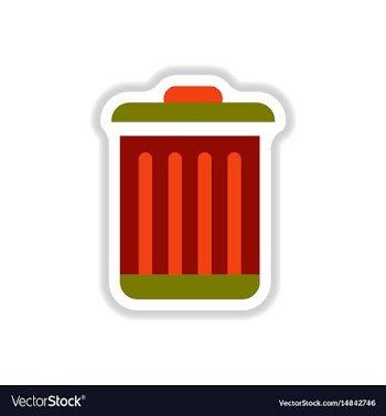 In paper sticker style metal vector image