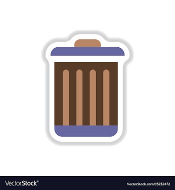 In paper sticker style metal vector image