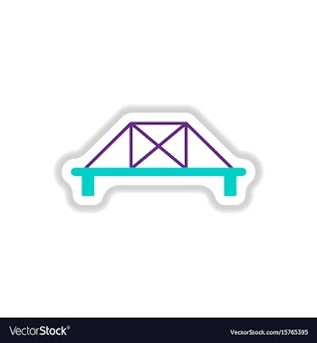 In paper sticker style metal vector image