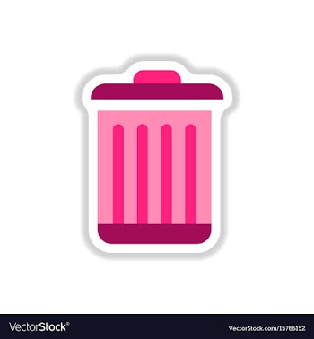 In paper sticker style metal vector image