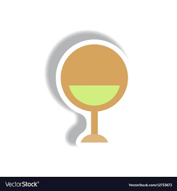 In paper sticker style modern vector image