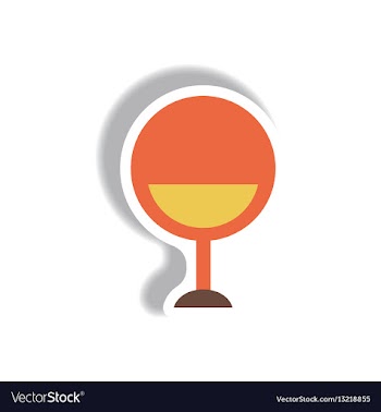 In paper sticker style modern vector image