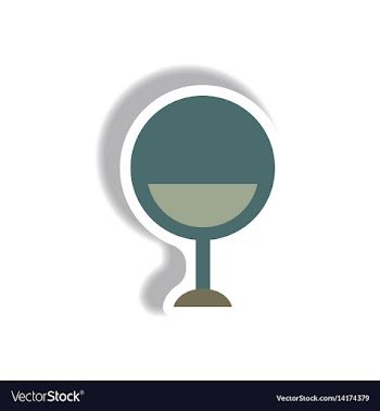 In paper sticker style modern vector image