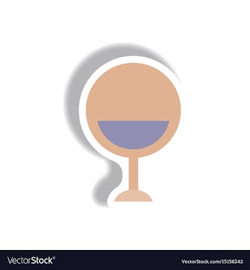 In paper sticker style modern vector image