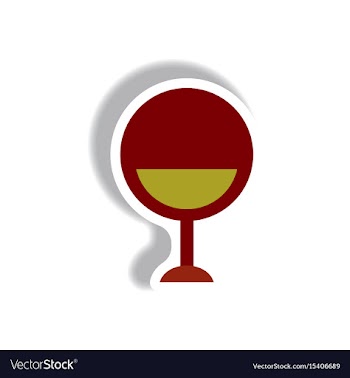 In paper sticker style modern vector image