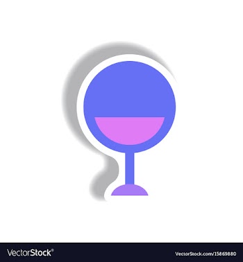 In paper sticker style modern vector image