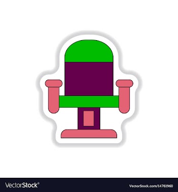 In paper sticker style movie vector image