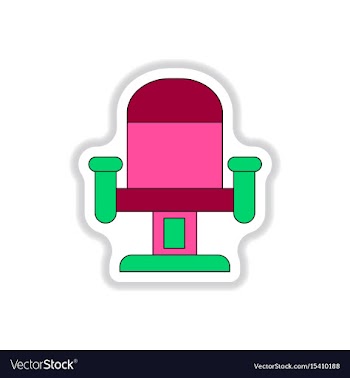 In paper sticker style movie vector image