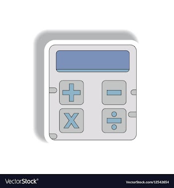In paper sticker style of vector image