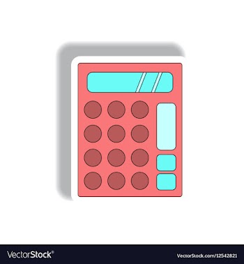 In paper sticker style of vector image