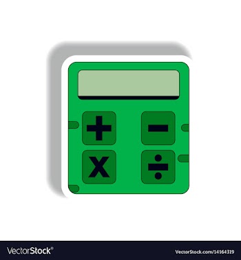 In paper sticker style of vector image