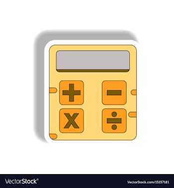 In paper sticker style of vector image