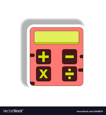 In paper sticker style of vector image