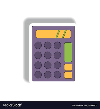In paper sticker style of vector image
