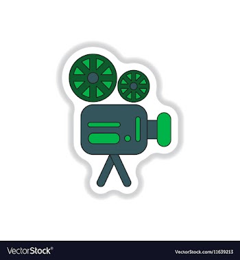 In paper sticker style Retro vector image