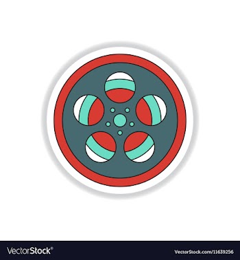 In paper sticker style Retro vector image