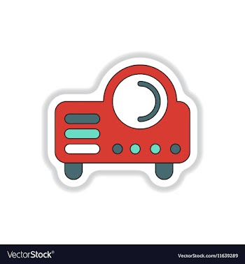 In paper sticker style retro vector image