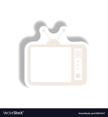 In paper sticker style retro vector image