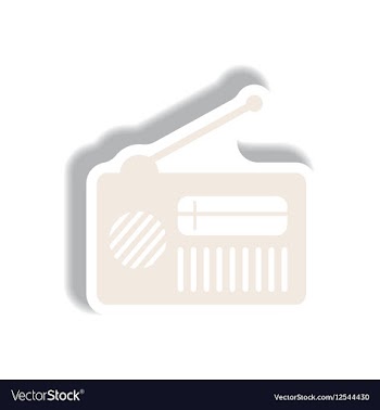 In paper sticker style retro vector image