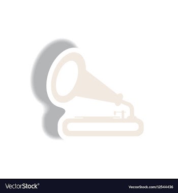 In paper sticker style retro vector image