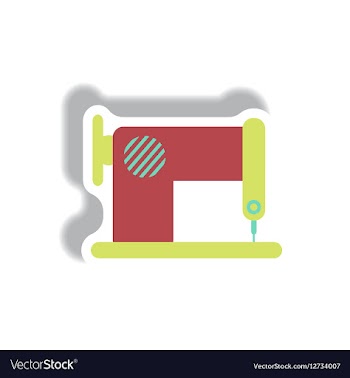 In paper sticker style retro vector image
