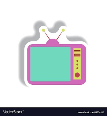 In paper sticker style retro vector image