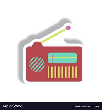 In paper sticker style retro vector image