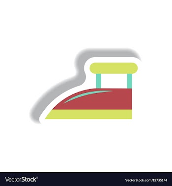 In paper sticker style retro vector image