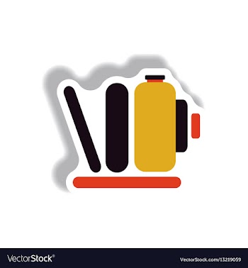 In paper sticker style retro vector image