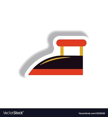 In paper sticker style retro vector image