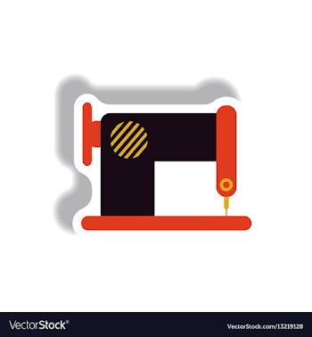 In paper sticker style retro vector image