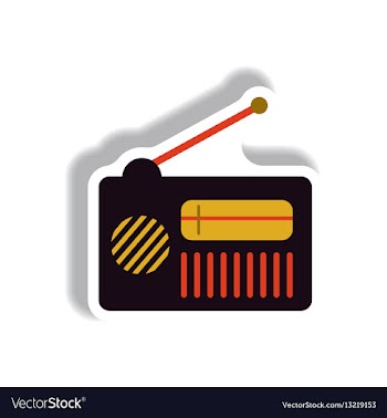 In paper sticker style retro vector image