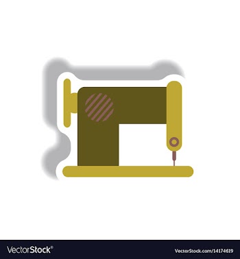 In paper sticker style retro vector image