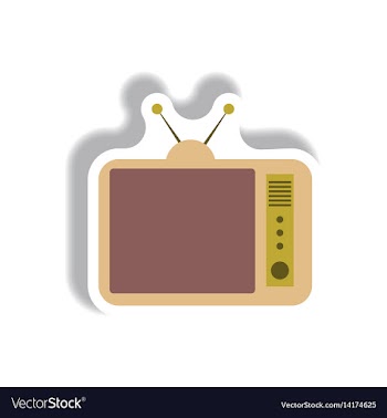 In paper sticker style retro vector image