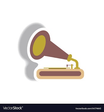 In paper sticker style retro vector image