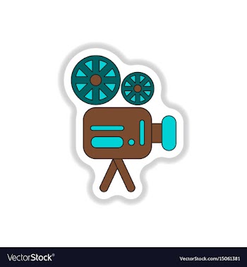 In paper sticker style retro vector image