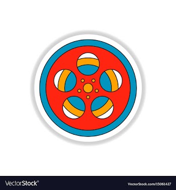 In paper sticker style retro vector image