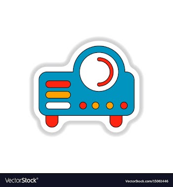 In paper sticker style retro vector image