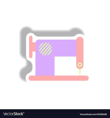 In paper sticker style retro vector image