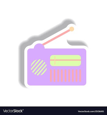 In paper sticker style retro vector image