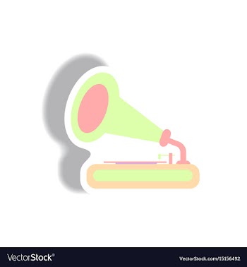 In paper sticker style retro vector image