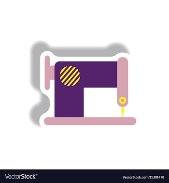 In paper sticker style retro vector image