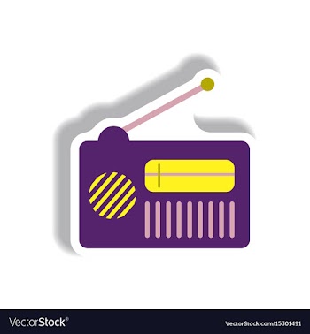 In paper sticker style retro vector image