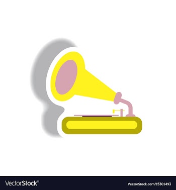 In paper sticker style retro vector image