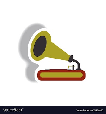 In paper sticker style retro vector image