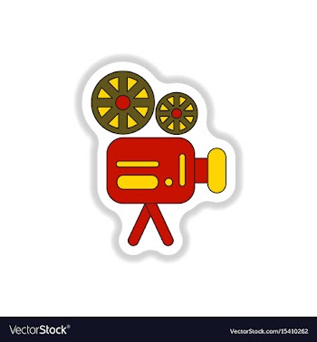 In paper sticker style retro vector image