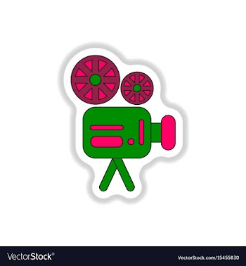 In paper sticker style retro vector image