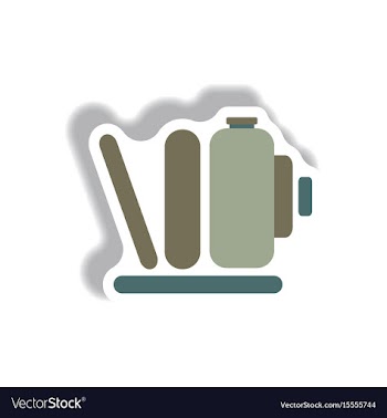 In paper sticker style retro vector image