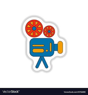 In paper sticker style retro vector image